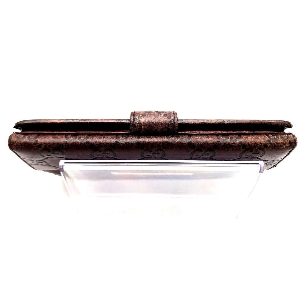 GUCCI Guccissima Margaux Calfskin Continental Flap Wallet - Picture 14 of 16